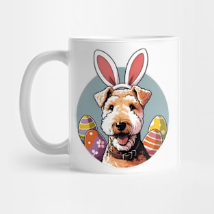 Lakeland Terrier's Easter Celebration with Bunny Ears Mug